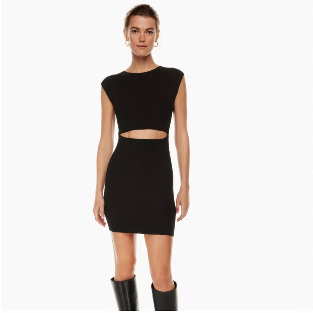 NWT Wilfred Free Cut-Out Knit Mini Dress - Picture 1 of 11